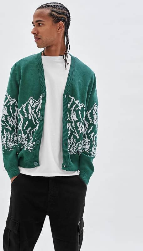 Guess Originals Vest Bergmotief Jacquard