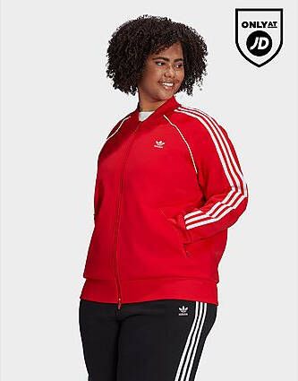adidas Originals Primeblue SST Sportjack(Grote Maat) Vivid Red Dames