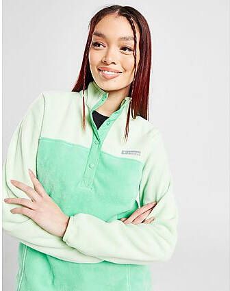 Columbia Benton Springs 1/2 Snap Button Pullover Green Dames