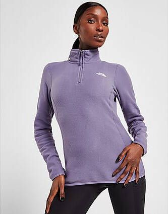 The North Face Glacier 1/4 Zip Top Purple Dames