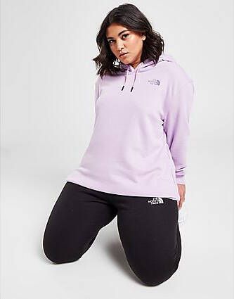 The North Face Plus Size Essential Overhead Hoodie Purple Dames