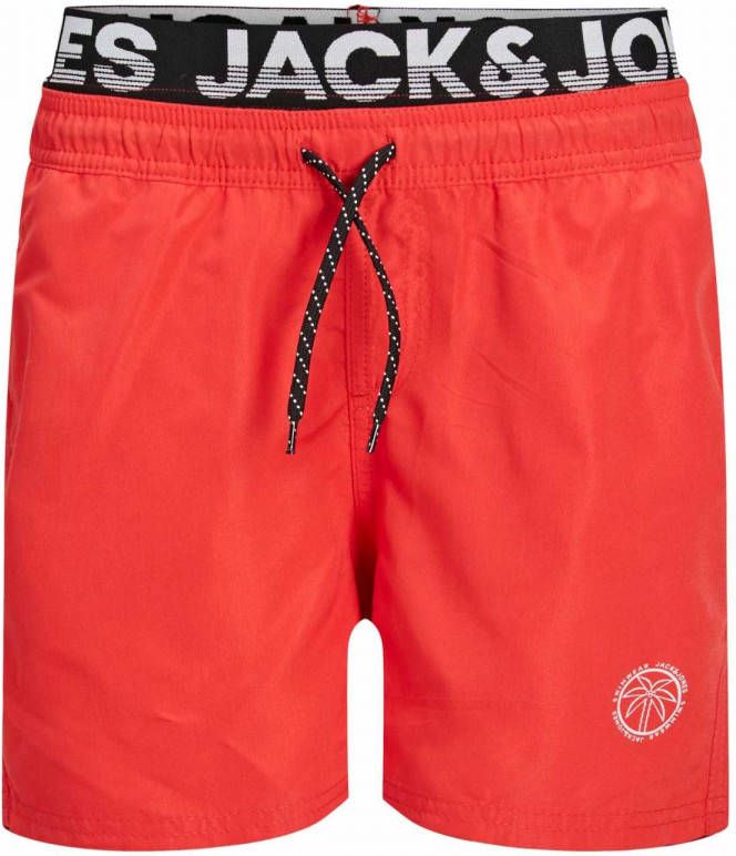 jack & jones ! Jongens Zwemshort -- Rood Polyester