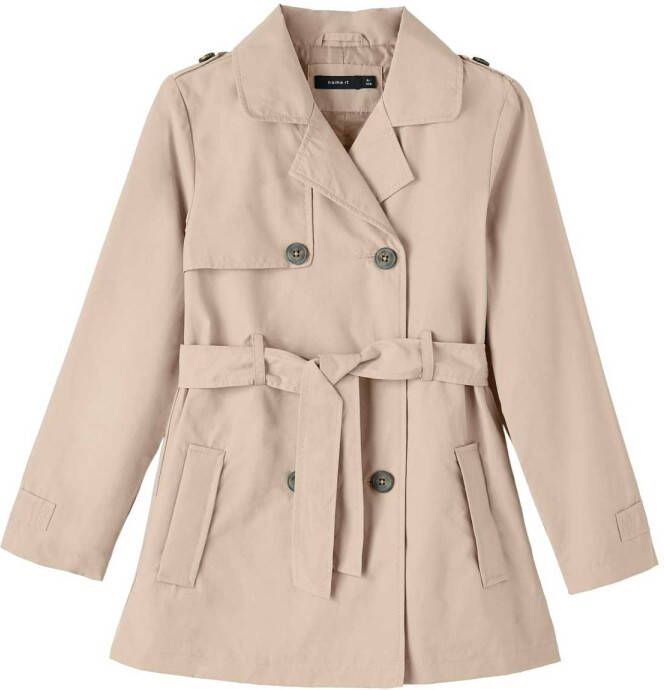 name it ! Meisjes Zomerjas -- Zand Katoen/polyester