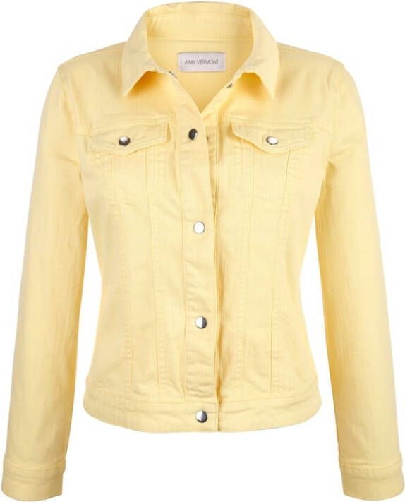 AMY VERMONT Spijkerjasje Geel