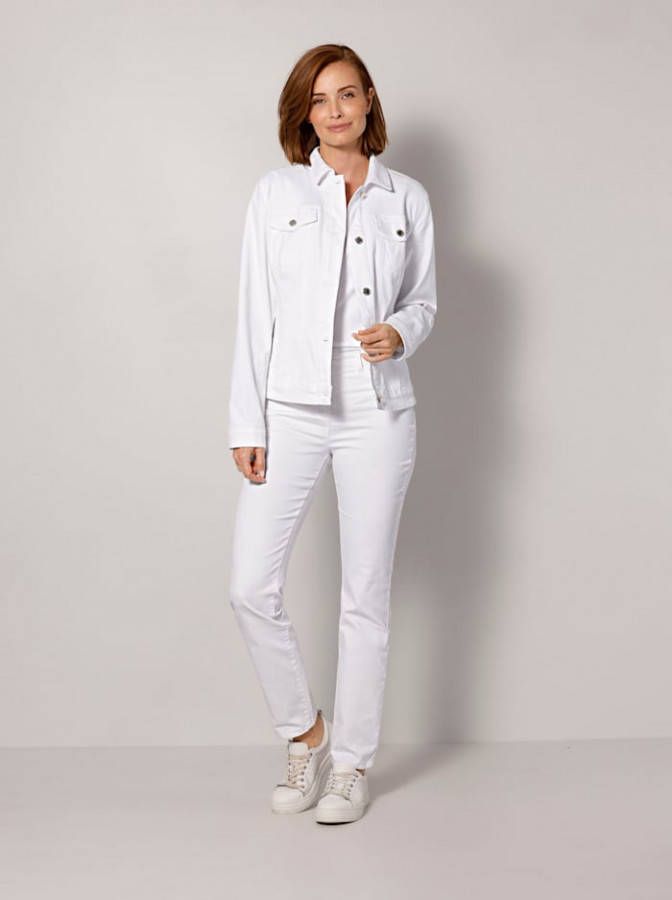 Delmod pure Spijkerjasje met borstzakken Ecru