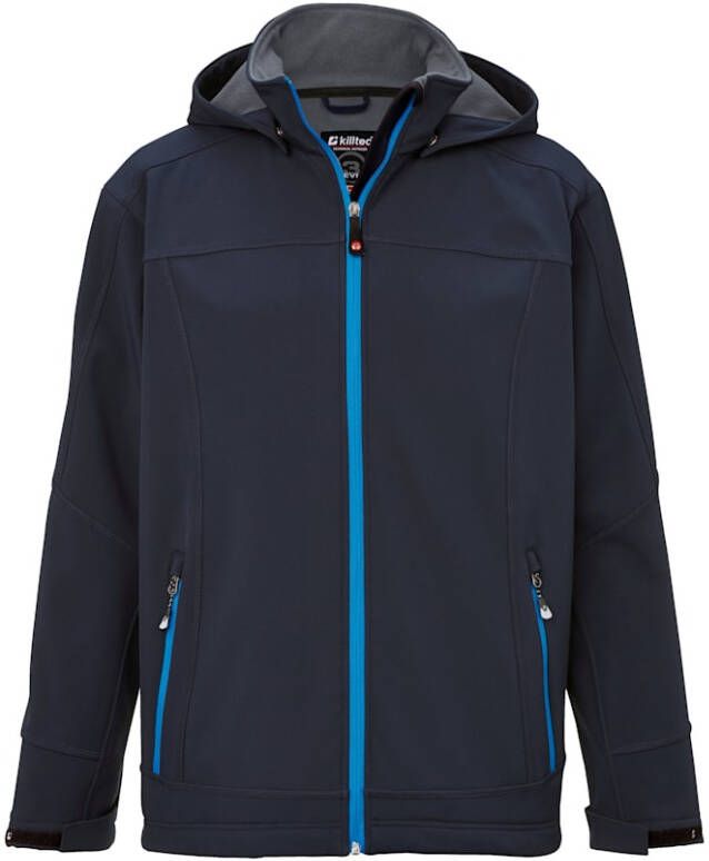 Killtec Softshell jas van ademend, winddicht en waterafstotend materiaal Marine