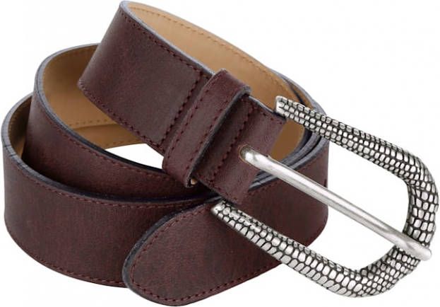 MONA Leren riem Bordeaux