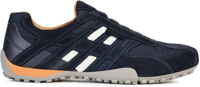 Geox Slip on sneakers UOMO SNAKE met modieuze siernaden en speciale membraan