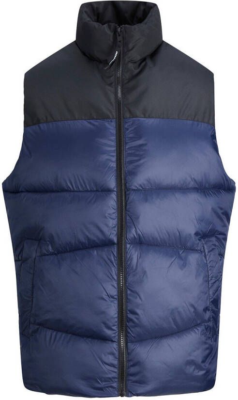 jack & jones Black Jack Jones Jjchili Bodywarmer Sn Outerwear , Zwart, Heren