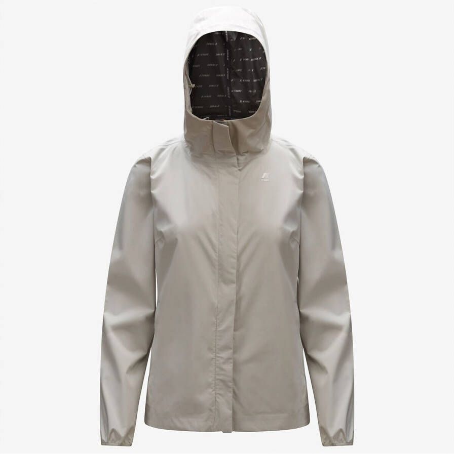 K-way Korte windjack met kap Marguerite Stretch