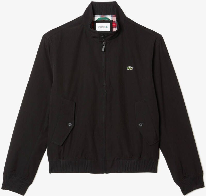Lacoste Jasje met rits en opstaande kraag Harrington