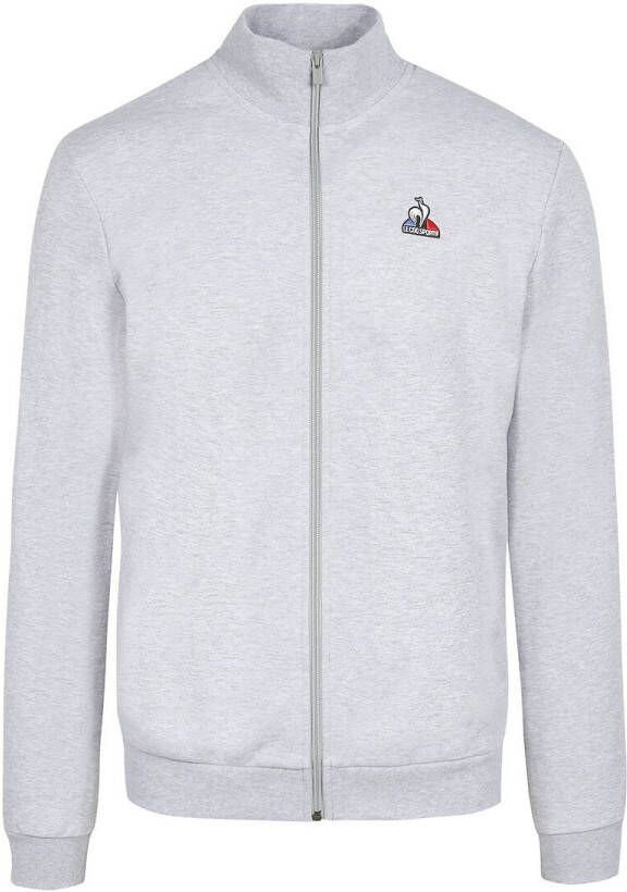 Le Coq Sportif Sweater met ritssluiting en opstaande kraag essentiel