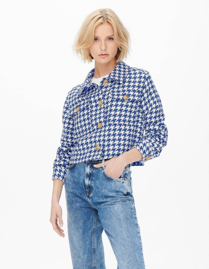 Only Kimmie Short Jacket CC OTW Blue/Nail Directory , Blauw, Dames