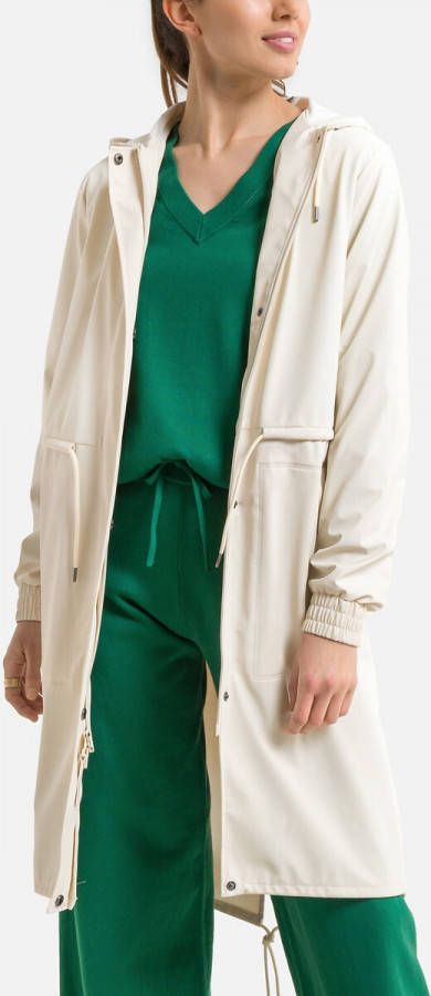 Rains Rechte jas met ritssluiting en kap String Parka