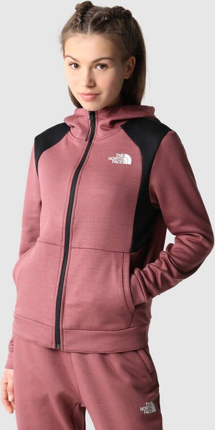 The North Face mountain athletics fleece vest roze dames
