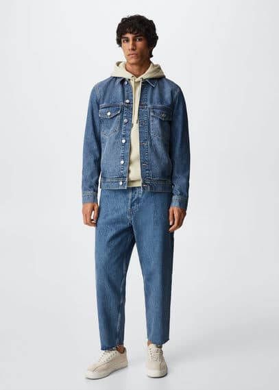 Mango Ryan spijkerjas met klepzakken