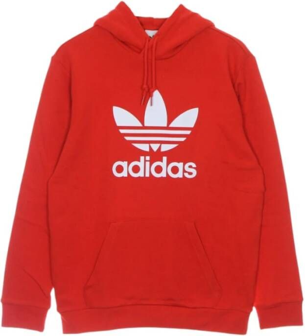 Adidas lichtgewicht hoodie klaver , Rood, Heren