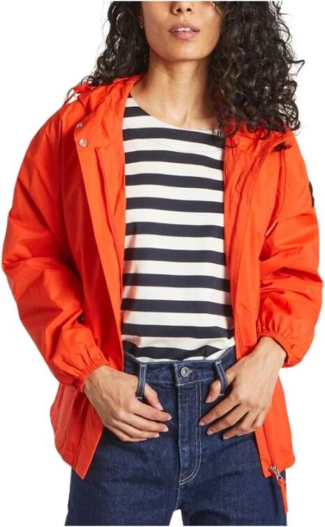 Aigle Lichtgewicht waterdichte MTD jas , Oranje, Dames