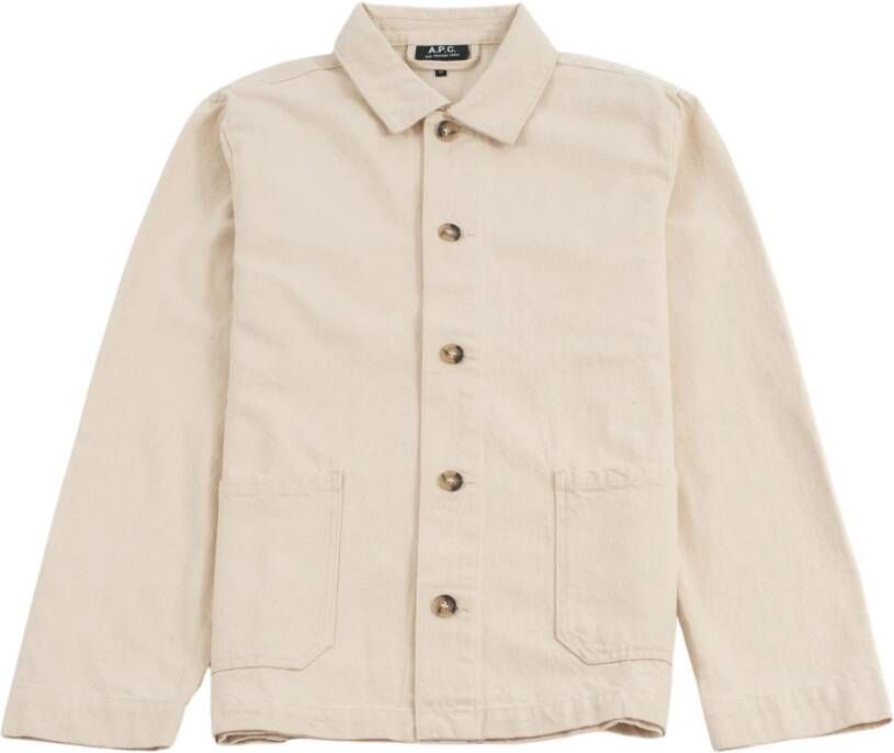 A.p.c. Spijkerjassen Beige Heren