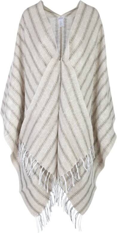 BRUNELLO CUCINELLI Poncho's Beige Dames