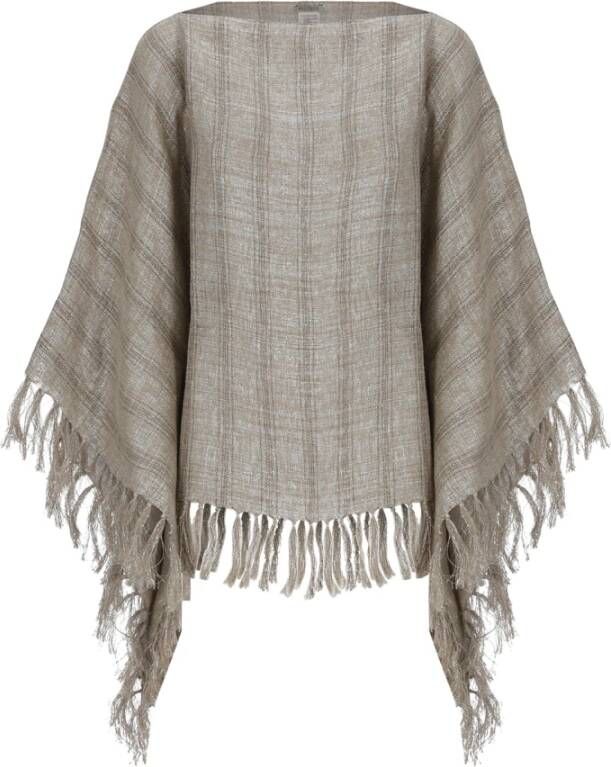 BRUNELLO CUCINELLI Poncho's Beige Dames