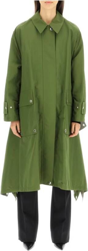 Burberry wingmore oversized car coat , Groen, Dames
