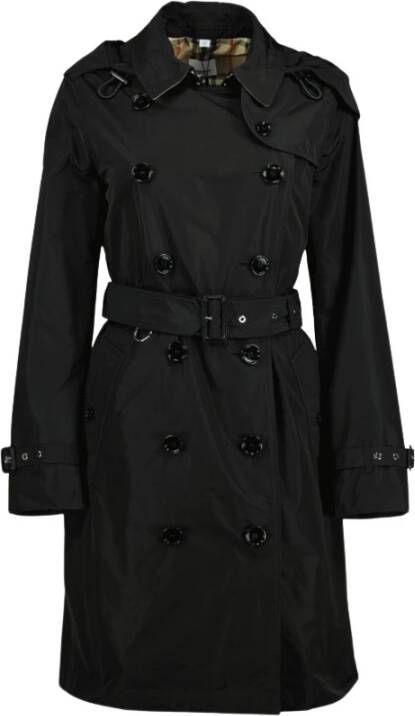 Burberry Trench Kensington Bestseller Nee,, Presta Kleur Black , Zwart, Dames
