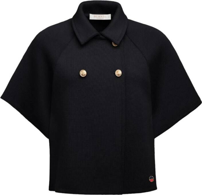 Busnel Gertrude Cape , Zwart, Dames