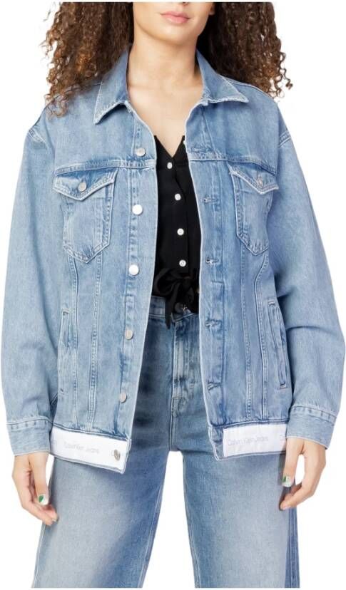Calvin klein Jeans Spijkerjassen Blauw Dames