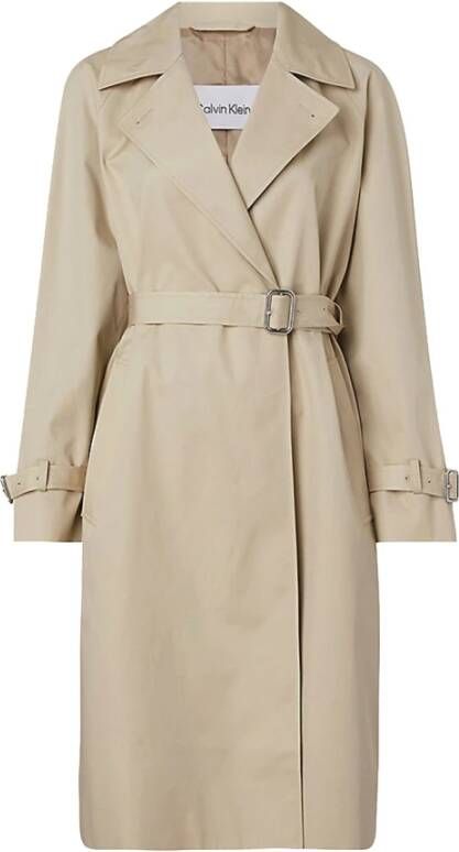 Calvin Klein Trenchcoats & Mantels Beige Dames