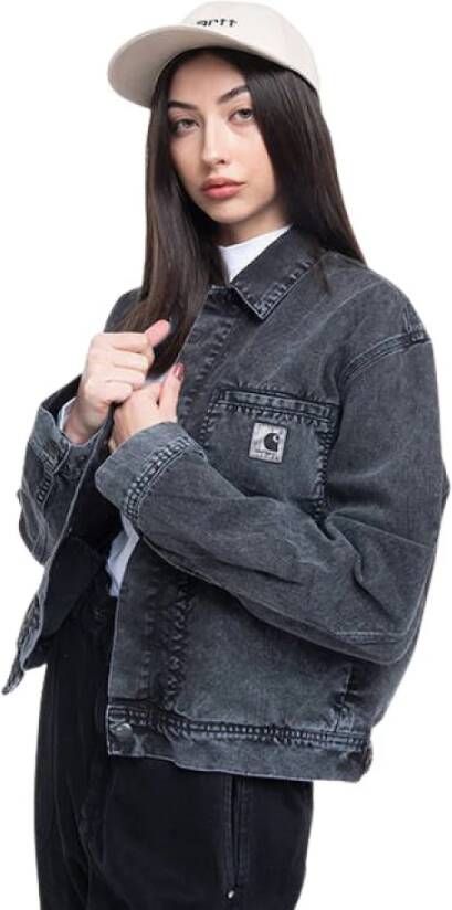 Carhartt WIP Spijkerjassen Grijs Dames