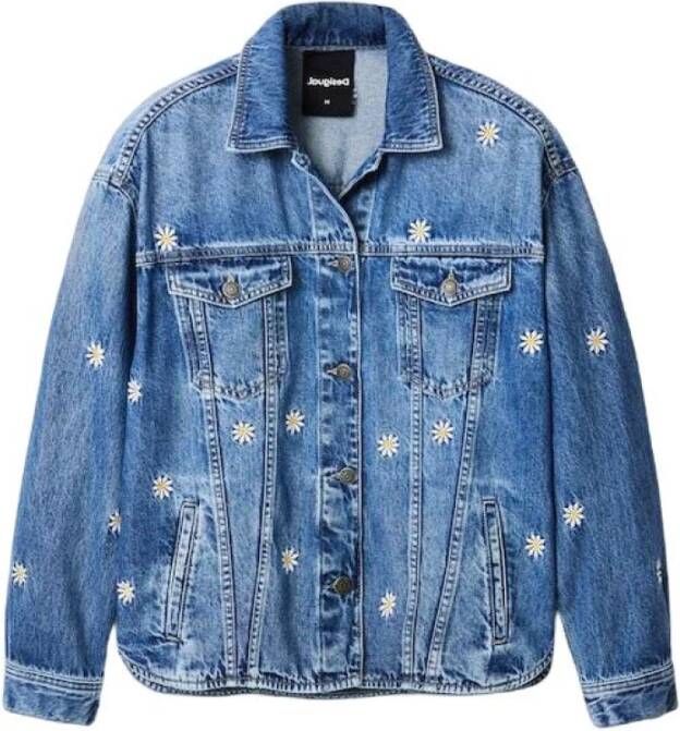Desigual Spijkerjassen Blauw Dames