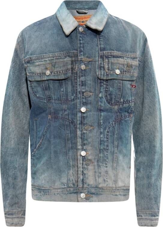 Diesel ‘D Barcy’ jacket , Blauw, Heren
