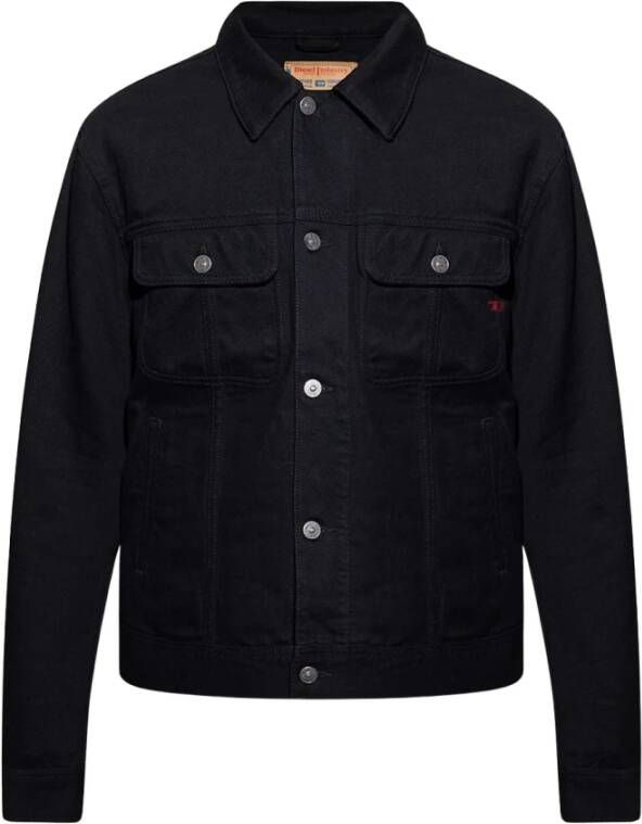 Diesel Spijkerjassen Zwart Heren