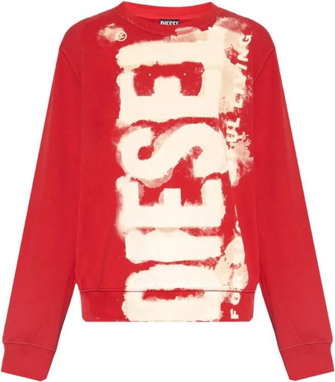 Diesel S are e5 sweatshirt , Rood, Heren