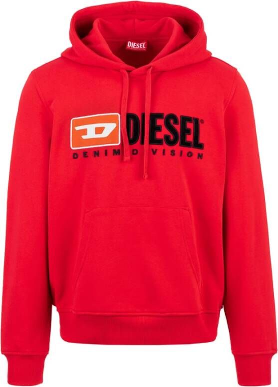 Diesel Hoodies & sweatvesten Rood Heren