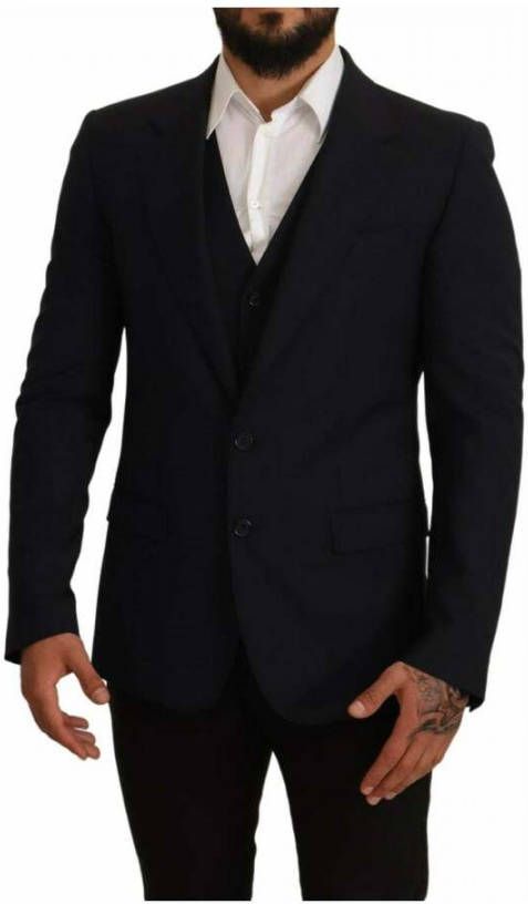 Dolce & Gabbana Formal Blazers , Blauw, Heren