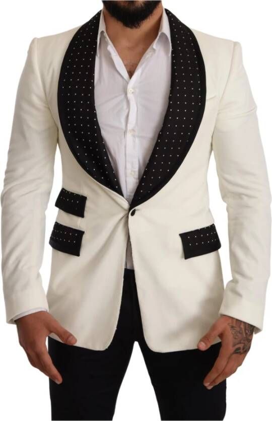Dolce & Gabbana Formele blazers , Wit, Heren