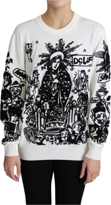 Dolce & Gabbana Hoodies & Sweatvesten Wit Dames