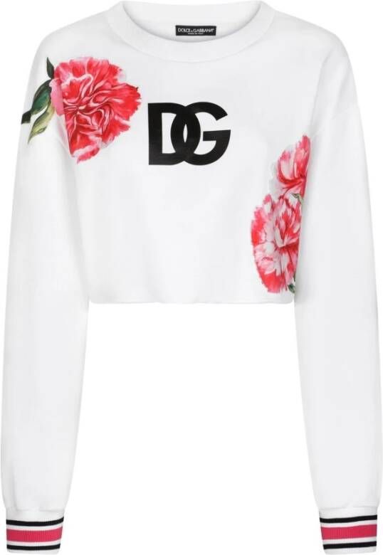 Dolce & Gabbana Hoodies & Sweatvesten Wit Dames