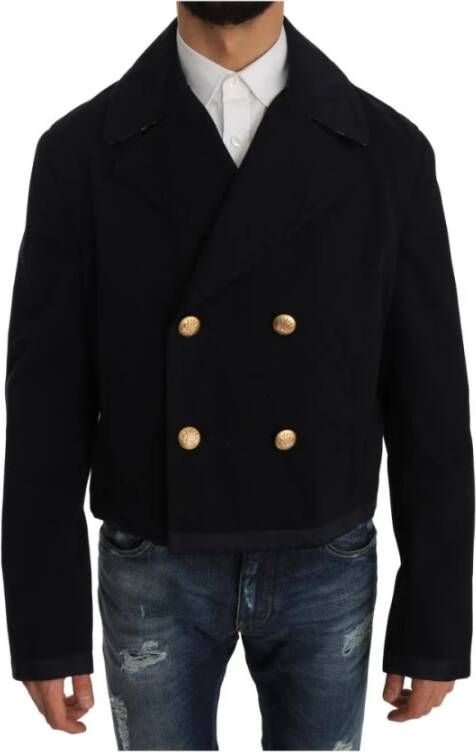 Dolce & Gabbana Trench Cotton Stretch Jacket Coat