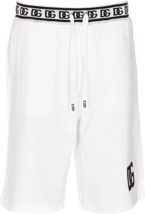 Dolce & Gabbana Korte Broeken Wit Heren
