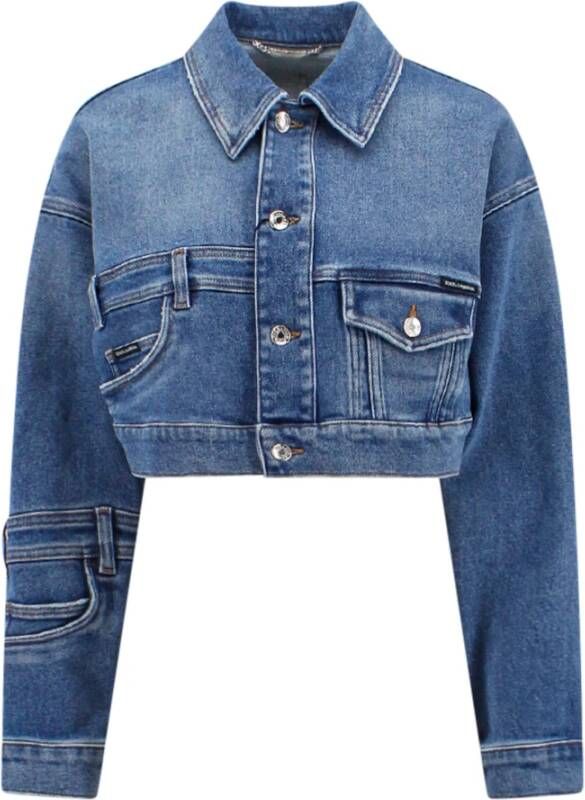 Dolce & Gabbana Spijkerjassen Blauw Dames