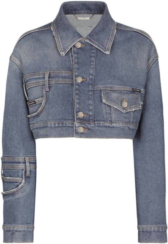 Dolce & Gabbana Spijkerjassen Blauw Dames