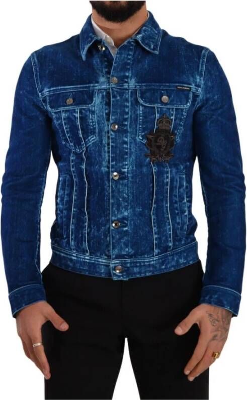 Dolce & Gabbana Spijkerjassen Blauw Heren