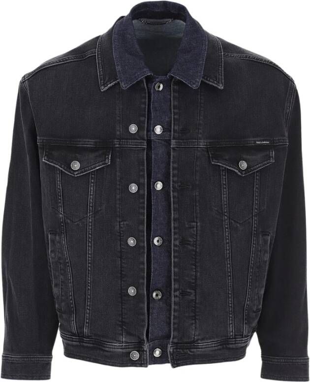 Dolce & Gabbana Spijkerjassen Zwart Heren