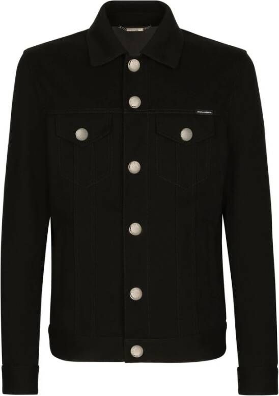 Dolce & Gabbana Spijkerjassen Zwart Heren