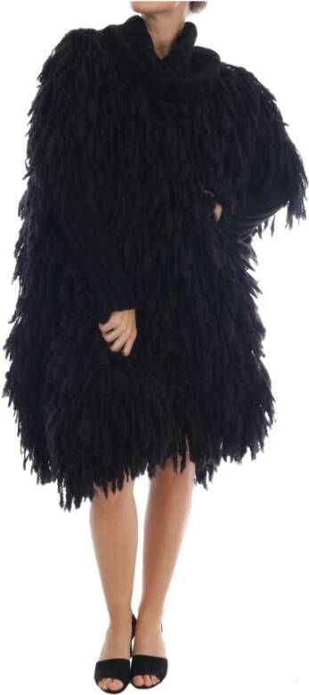 Dolce & Gabbana Franjes pullover , Zwart, Dames