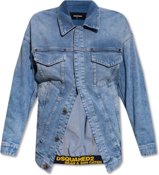 Dsquared2 Spijkerjassen Blauw Dames
