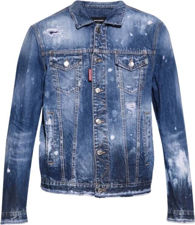 Dsquared2 Spijkerjassen Blauw Heren